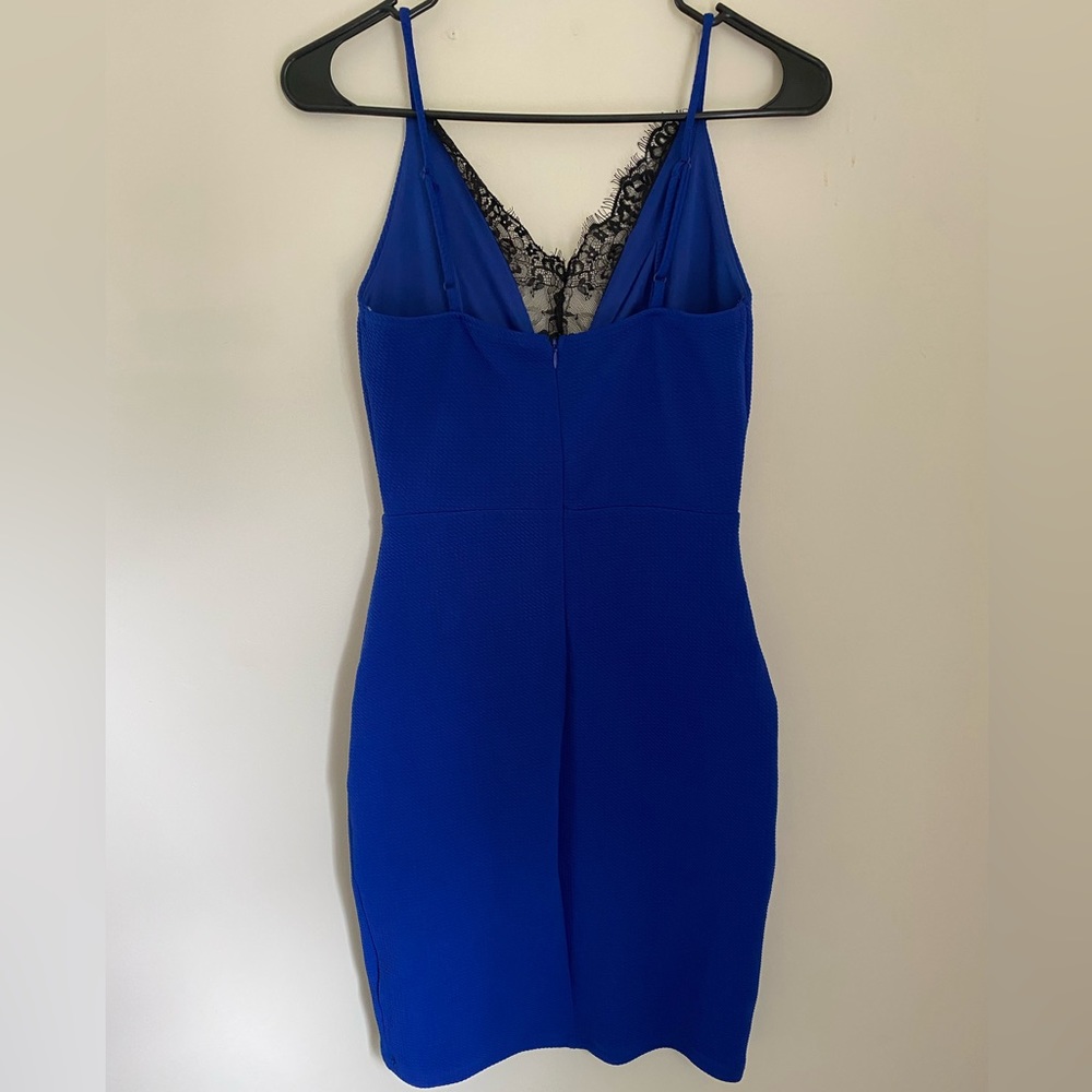 Stretchy Blue Dress - Picture 2 of 3